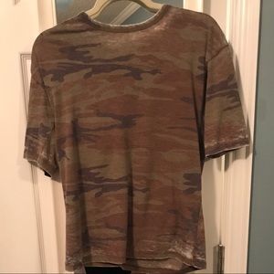 Topshop Camo Tee